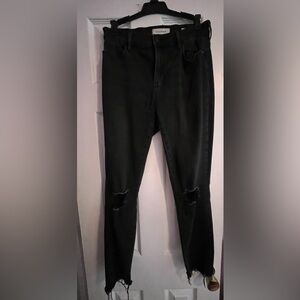 PacSun Black Distressed Skinny Jeans